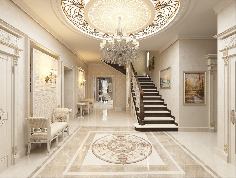 Холл в доме интерьер