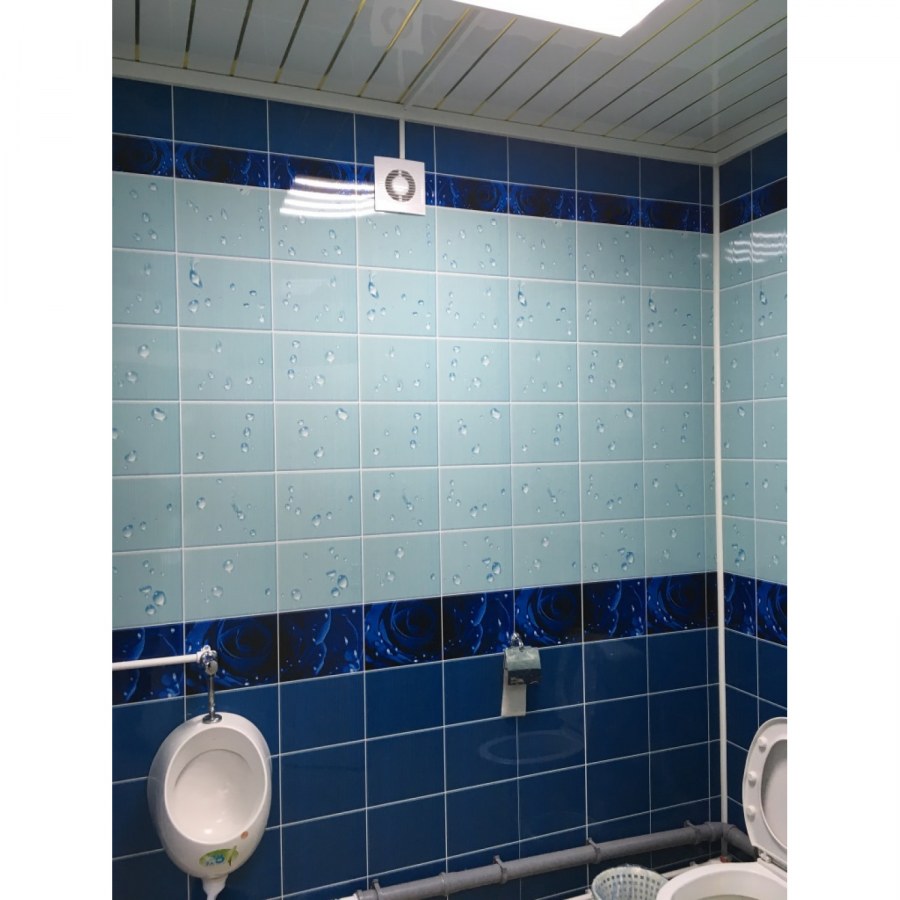 Панель ПВХ unique капли росы синий (0,25м*2,7м*8мм)