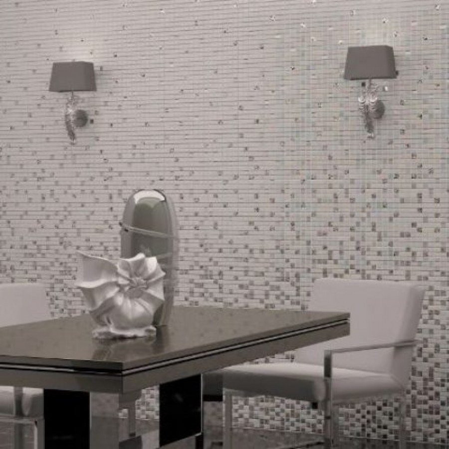 Стеклянная мозаика в интерьере