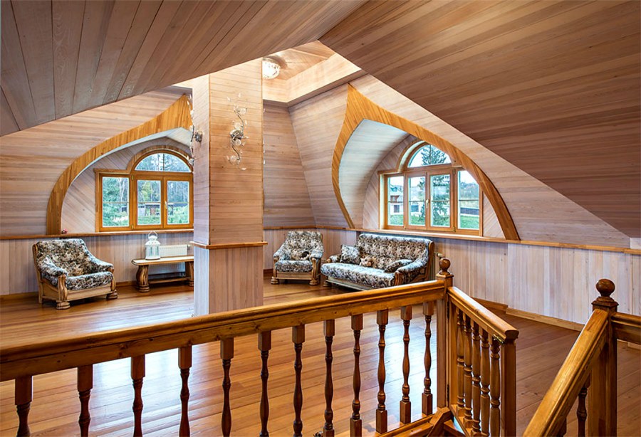 Внутренние проекты деревянных домов