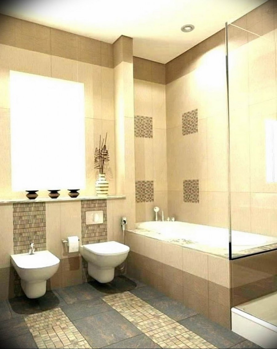 Плитка для ванной комнаты бежевая