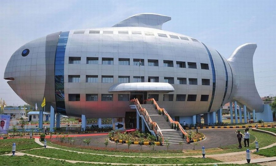 Здание национального совета развития рыболовства Хайдарабад