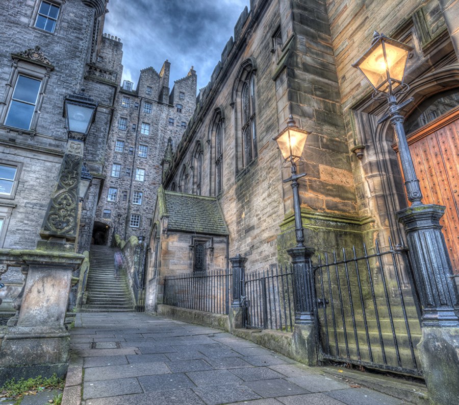 Шотландия Эдинбург архитектура