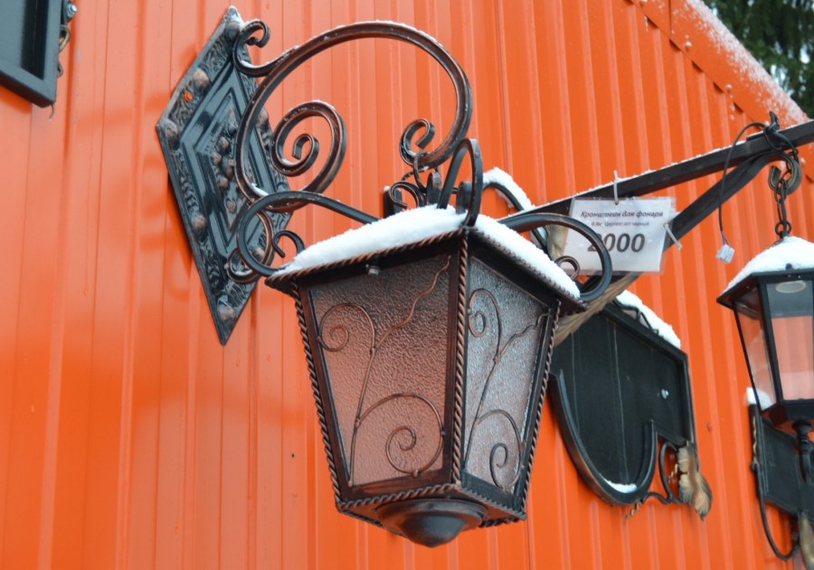 Кованые фонари уличные