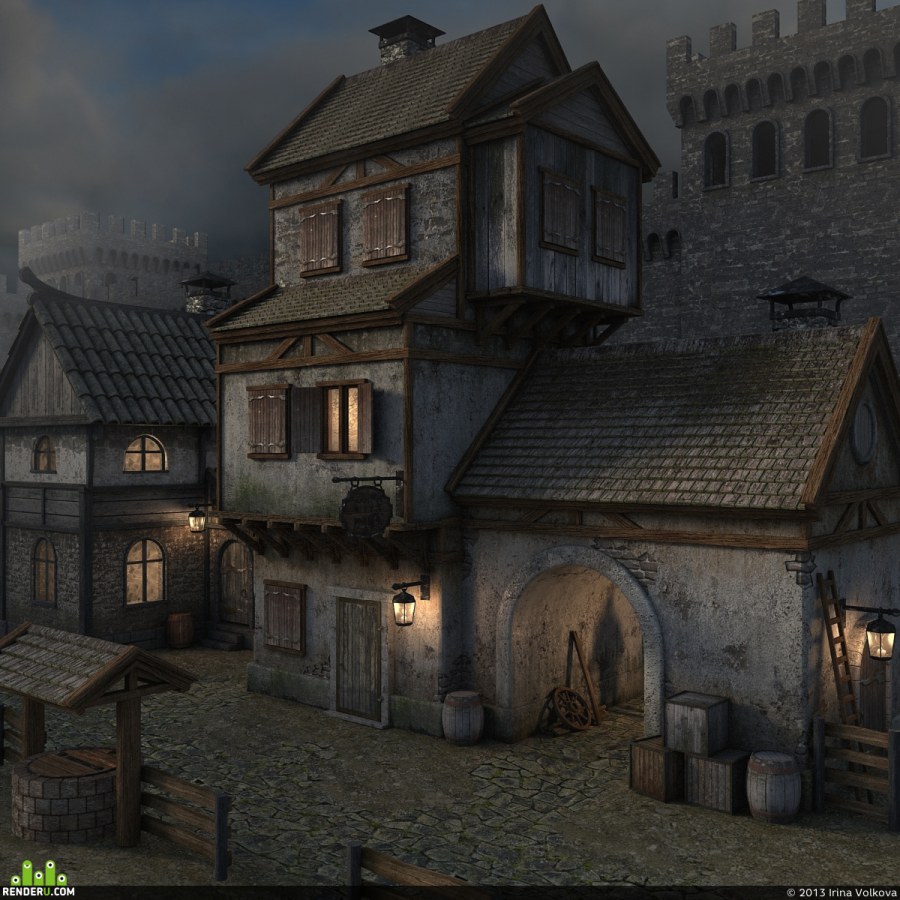 Средневековые городские дома