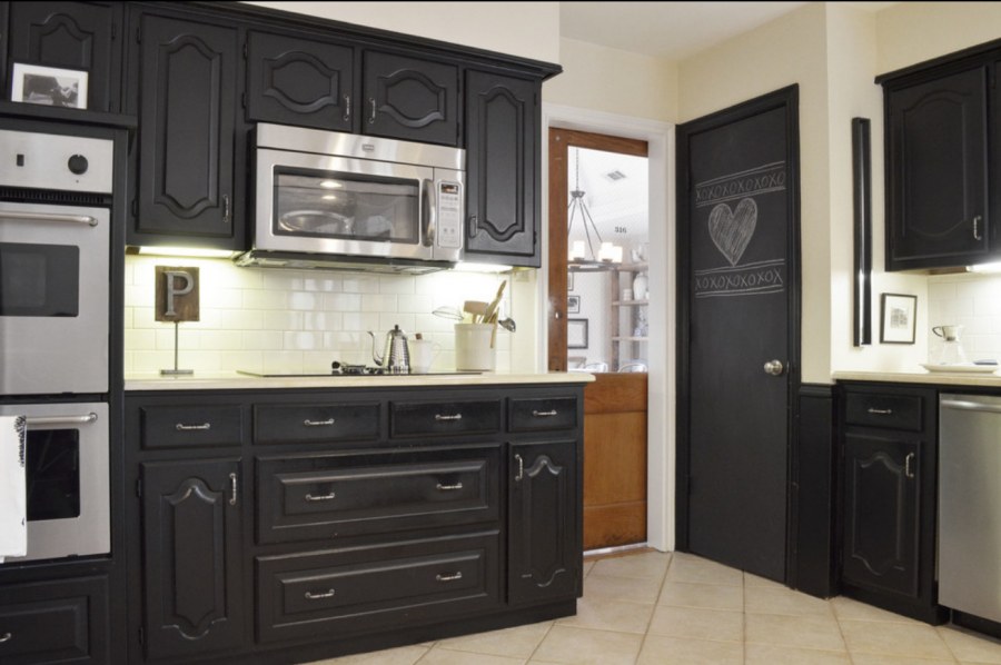 Перекраска кухни меловыми красками