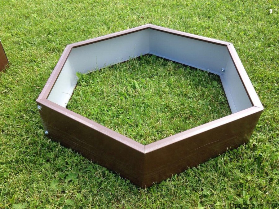 Клумба "сота" 700 оцинкованная