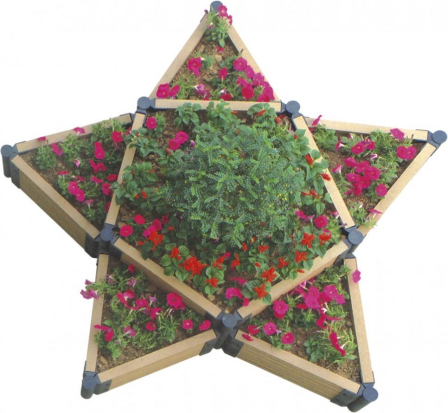 Грядки Еврогрядка 600 из ДПК 600х75 см