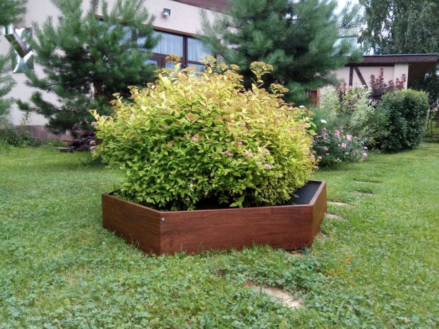 Клумба Каскад шестиугольник