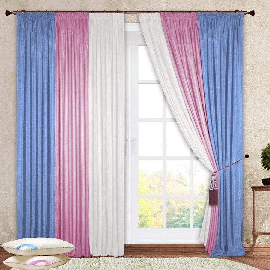 Лавандовые шторы