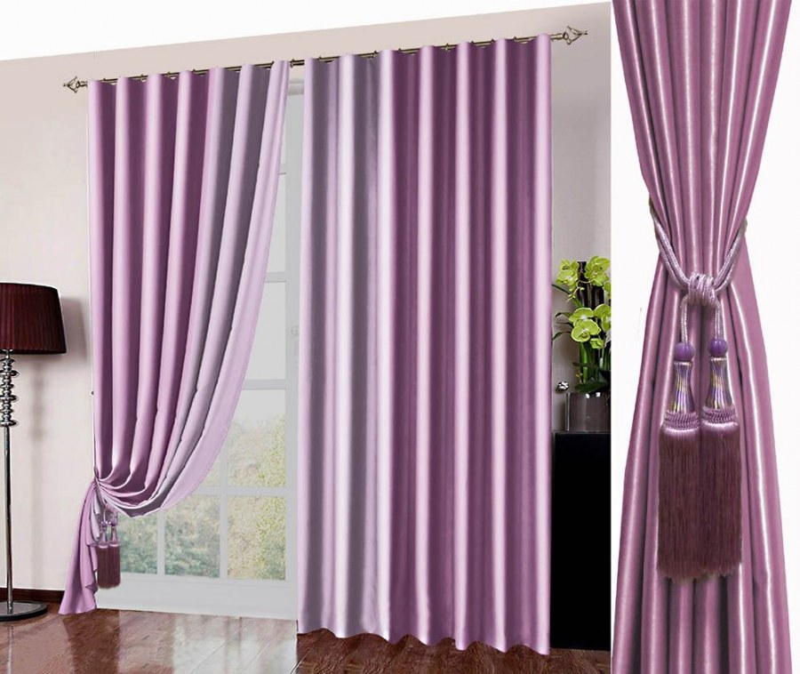 Шторы блэкаут брусника