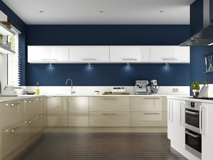 Голубая кухня икеа