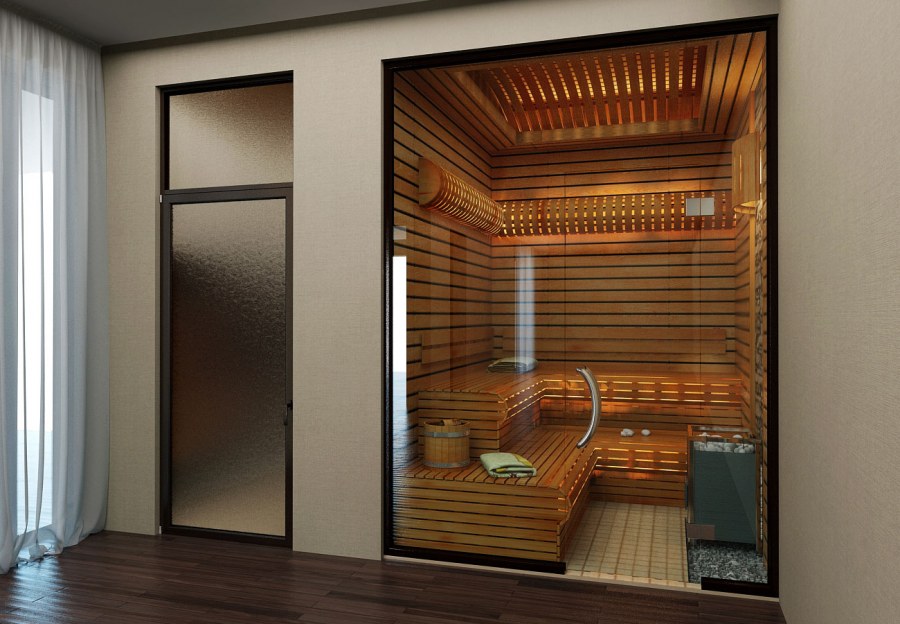 Встроенная сауна в квартире