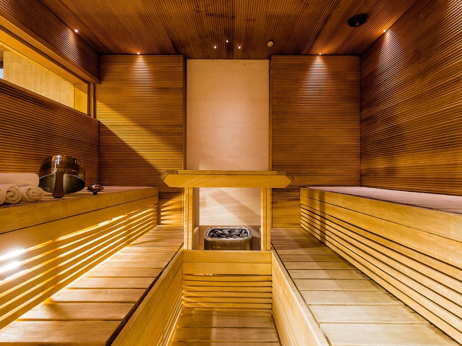 Финская баня в парилке