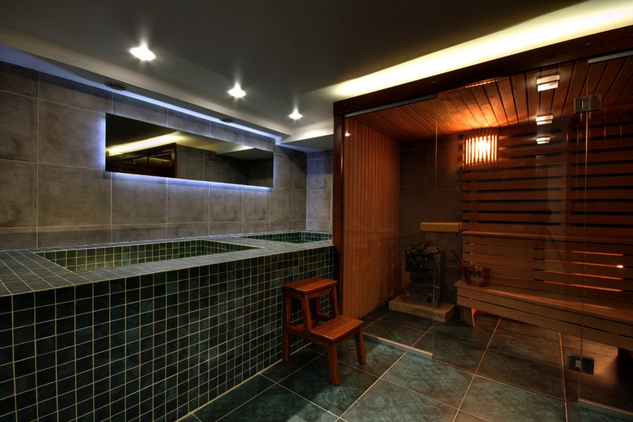 Студия с сауной