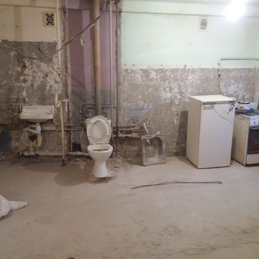 Демонтаж сантехкабины пик