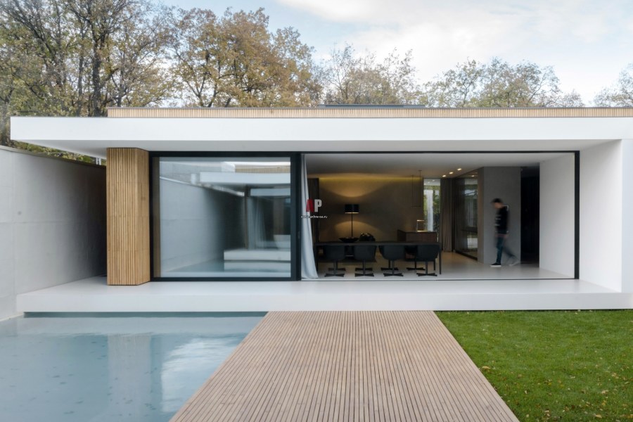 Одноэтажный дом в стиле Минимализм