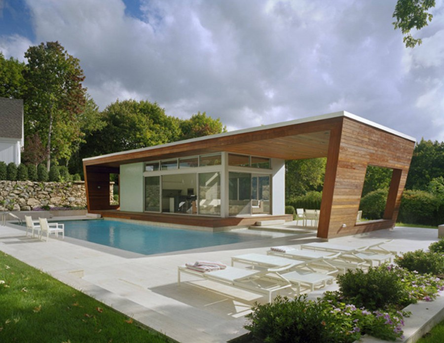 Дом бунгало в стиле Модерн