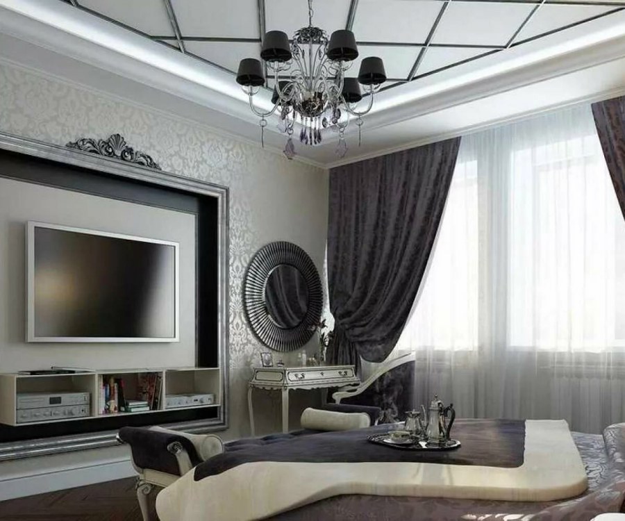 Интерьер гостиной в стиле арт деко