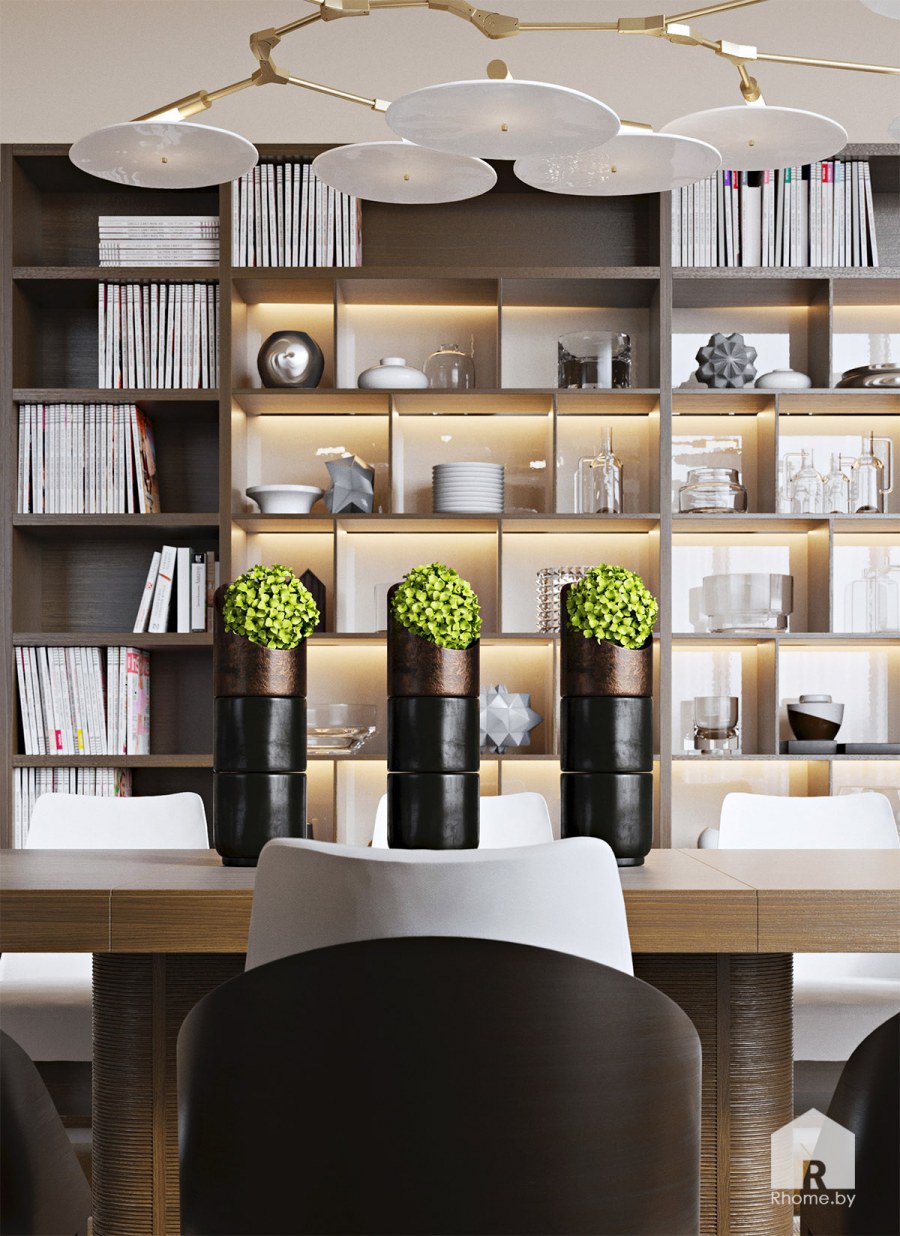 Геометрические фигуры на стене