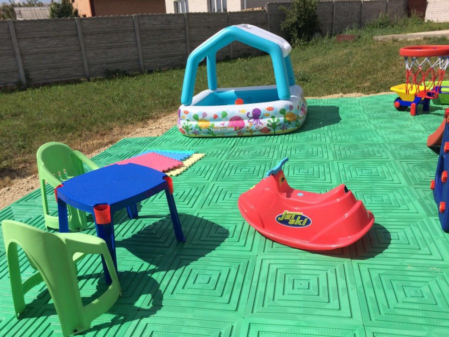 Покрытие на детскую площадку