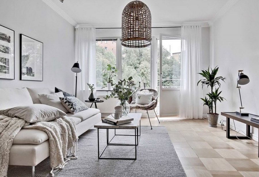 Окна в стиле Сканди