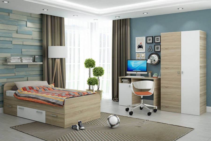 Детская Мика дуб сонома 2