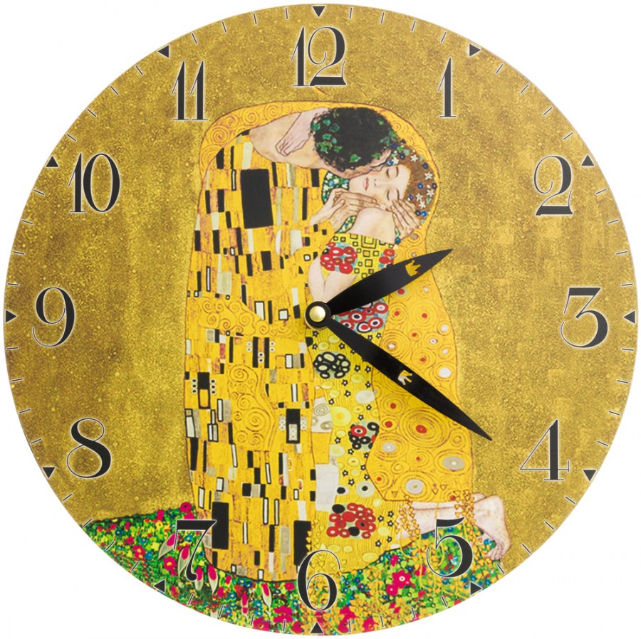 Часы настенные 29х29х0,5 см elan Gallery поцелуй
