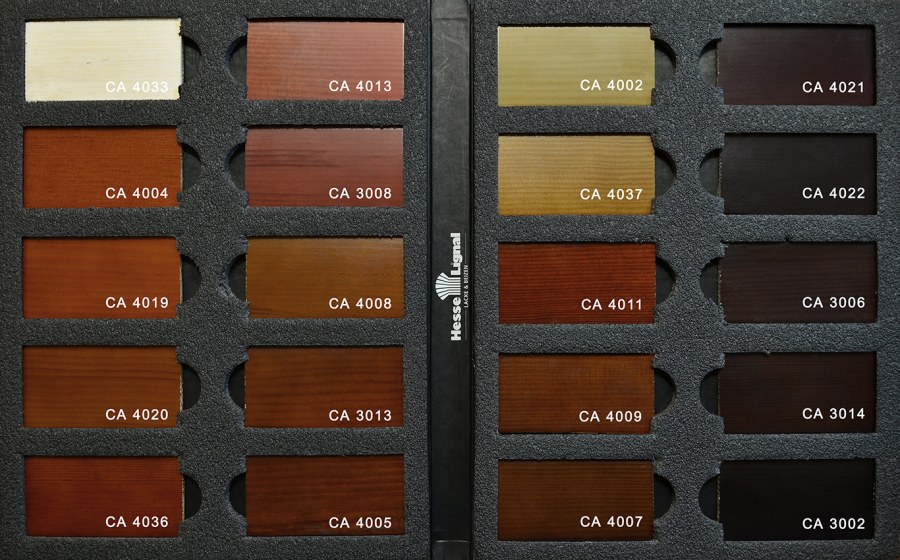 Hesse морилка цветовая палитра