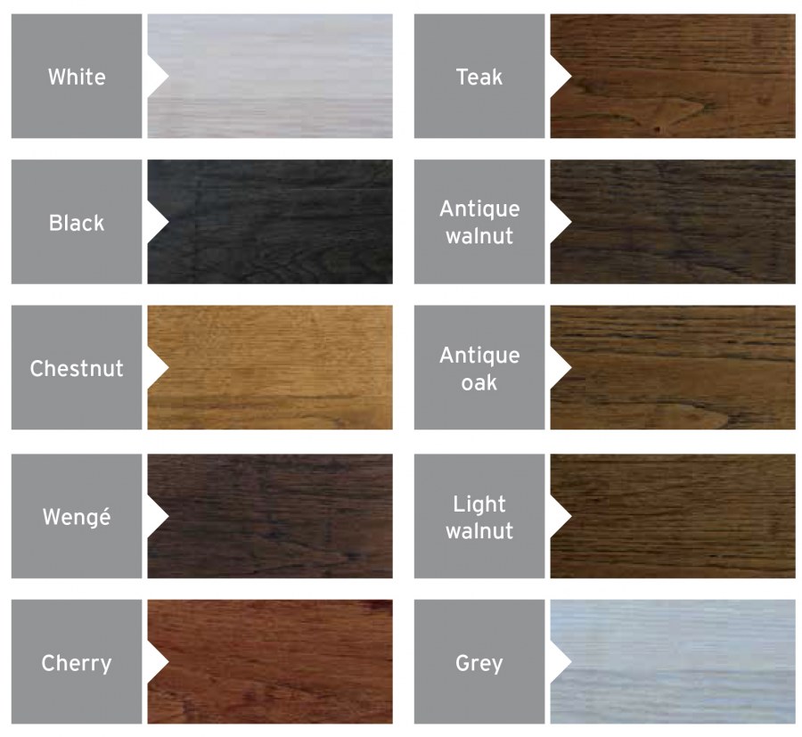 Hesse морилка цветовая палитра