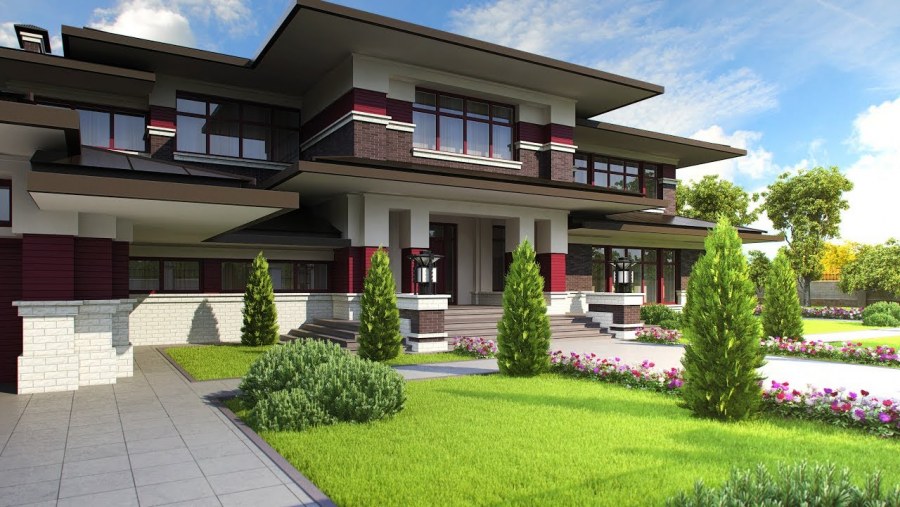 Дом в стиле Райта Миллениум парк