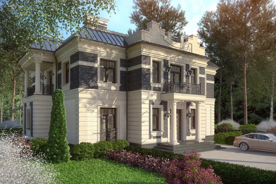 Классические фасады домов