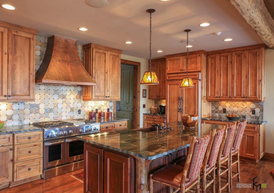 Современные материалы для отделки кухни классика