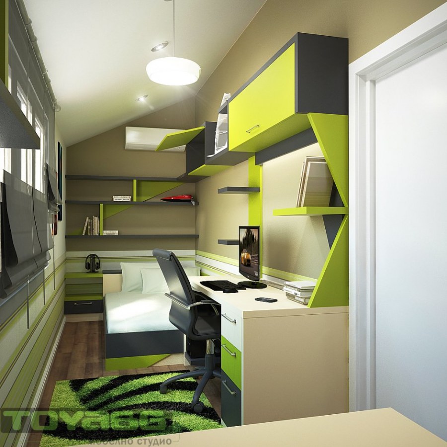 Малогабаритные детские комнаты