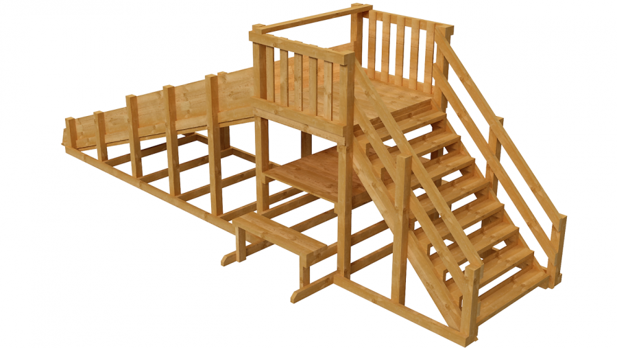 Детские деревянные горки