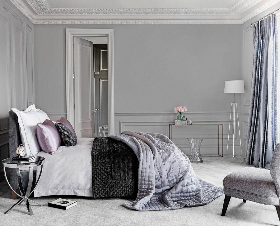 Серый цвет в интерьере