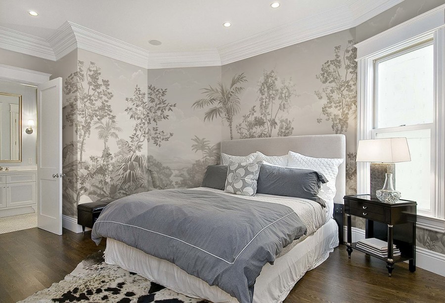 Серо-бежевый цвет стен