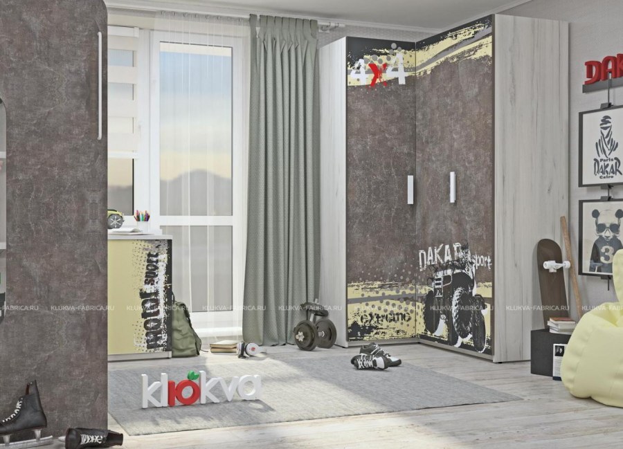 Клюква мебель Джуниор принт