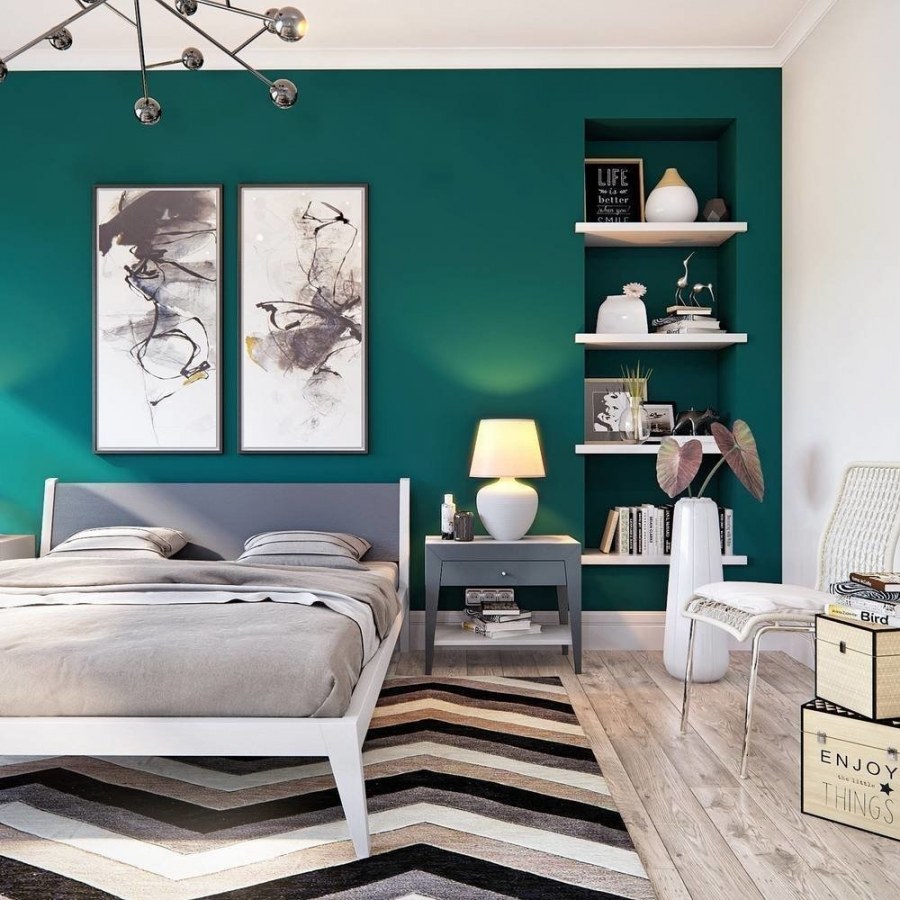 Спальная в скандинавском стиле