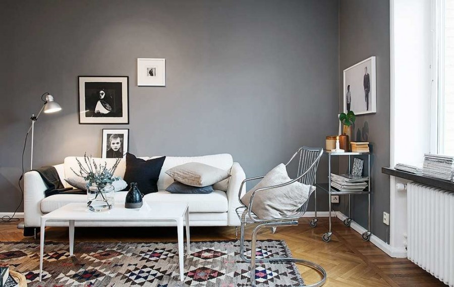 Краска Dulux серо-голубая