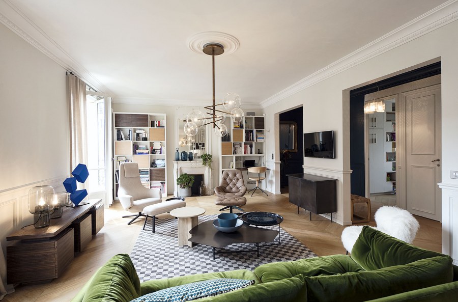 Гостиная в Парижской квартире