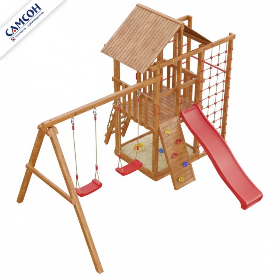 Детская деревянная игровая площадка Сибирика