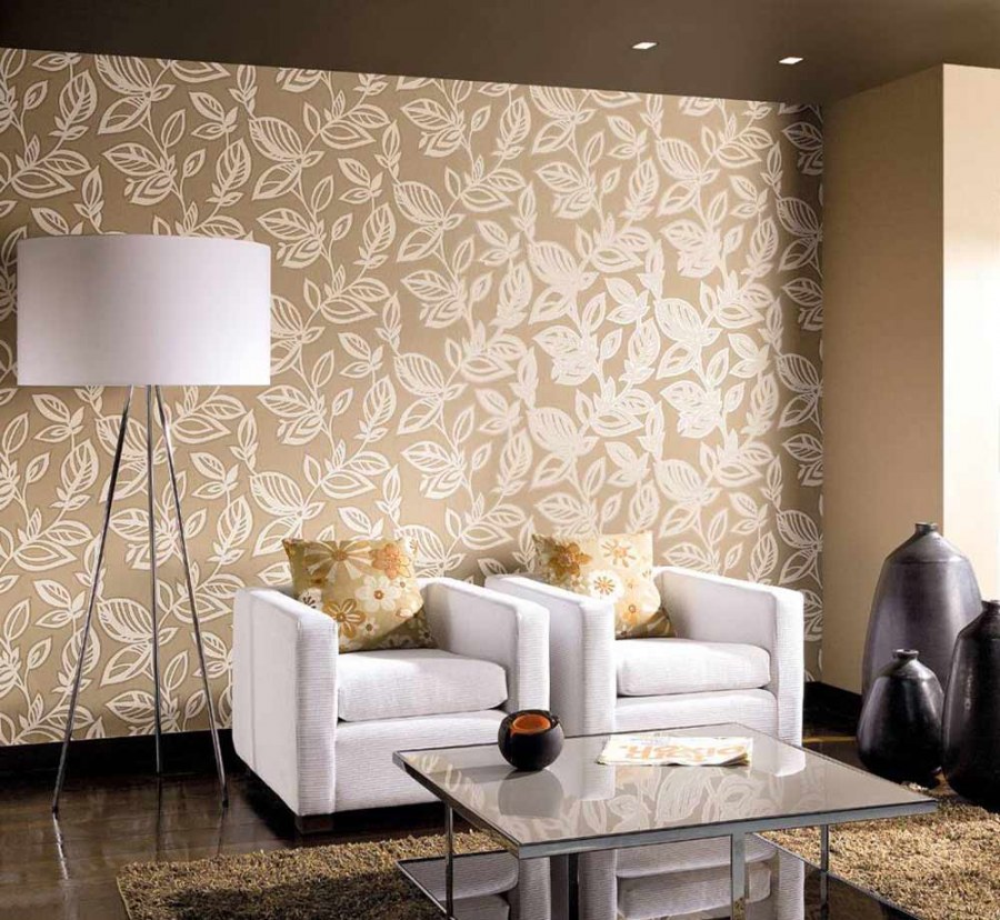 Обои в интерьере