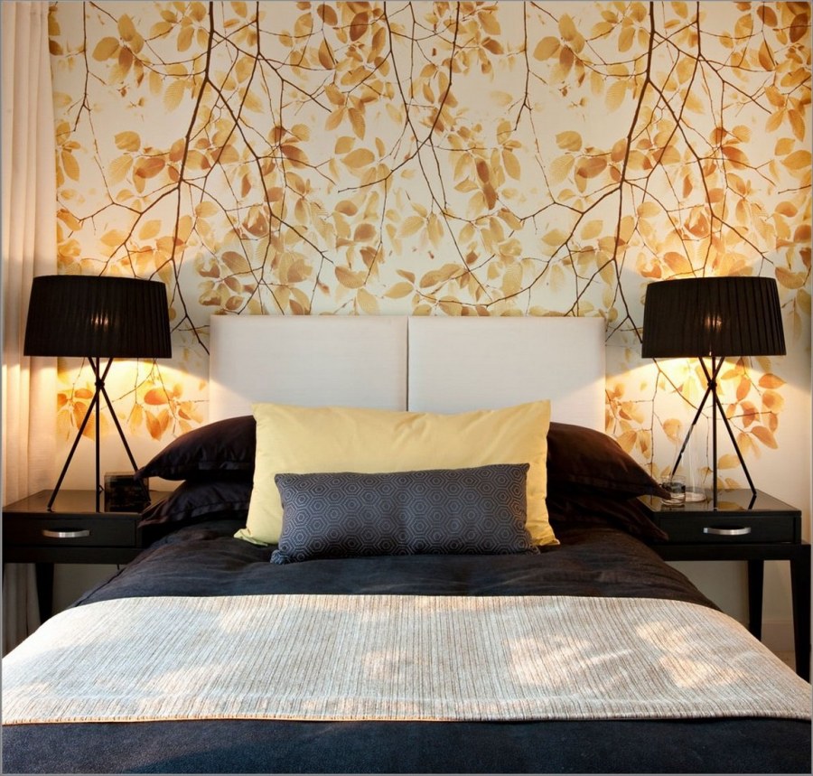Современные фотообои для спальни