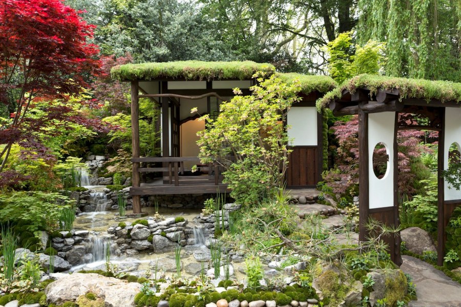 Пергола в китайском саду