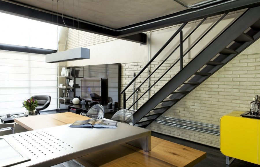 Лестница в стиле лофт и Индастриал