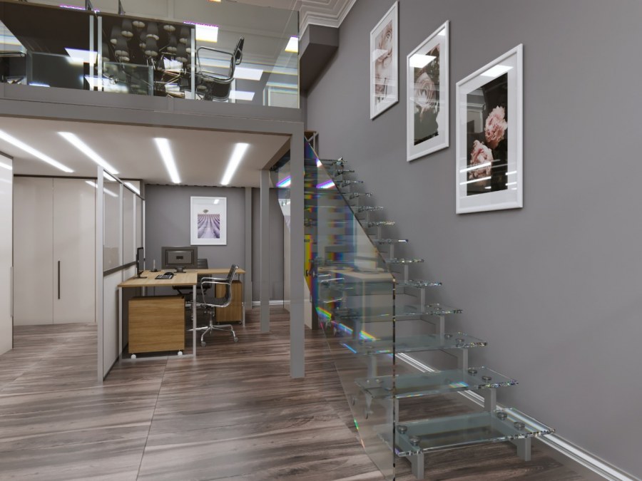 Антресольный этаж в офисе