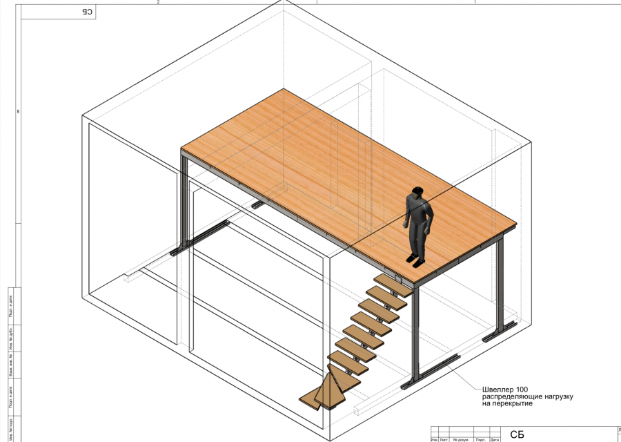 Высота антресольного этажа