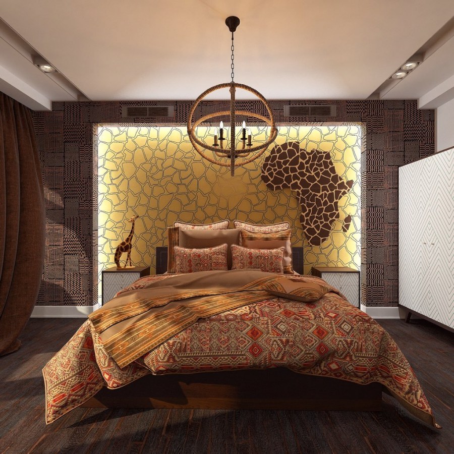 Спальня в этно стиле