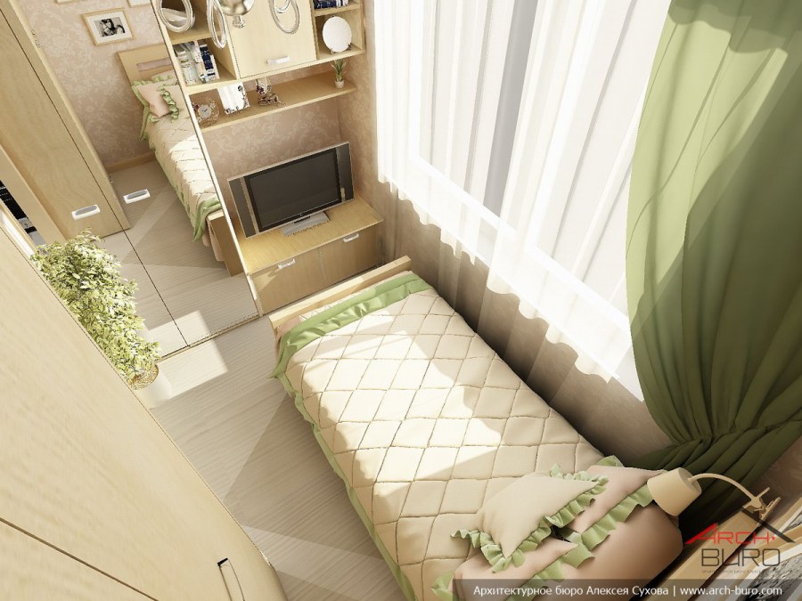 Планировка маленькой комнаты в хрущевке